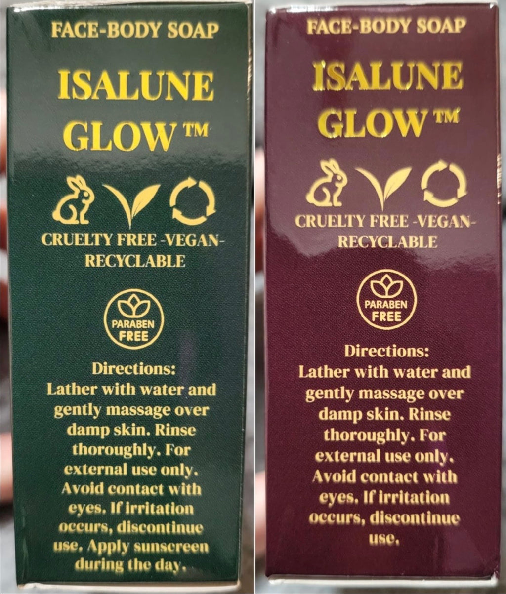ISALUNE GLOW™ Kojic Day & Night Cleansing Bar Duo