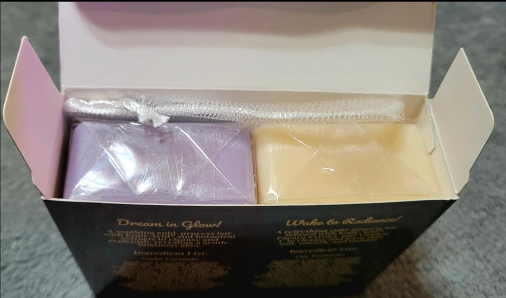 ISALUNE GLOW™ Kojic Day & Night Cleansing Bar Duo