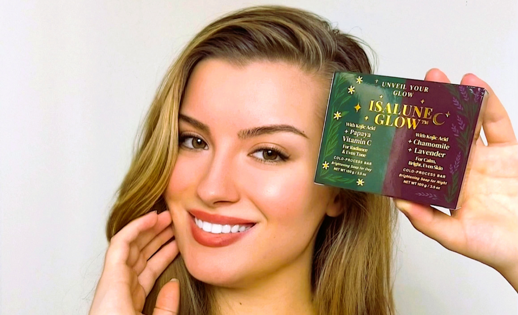 ISALUNE GLOW™ Kojic Day & Night Cleansing Bar Duo